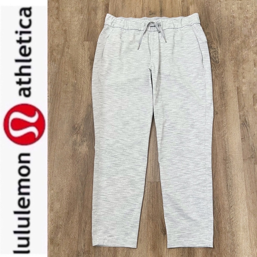 Lululemon‎ On The Fly Pant *28" Wee Are From Space Nimbus Battleship Ice Grey 10